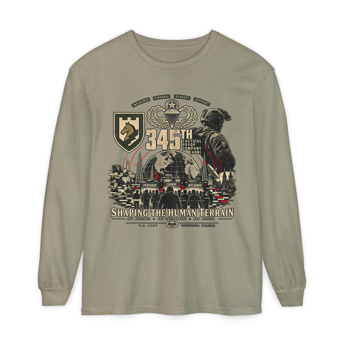 345th Tactical PSYOP Company (Airborne) — Long Sleeve