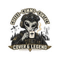 Coffee, Comms, Contact — Sticker