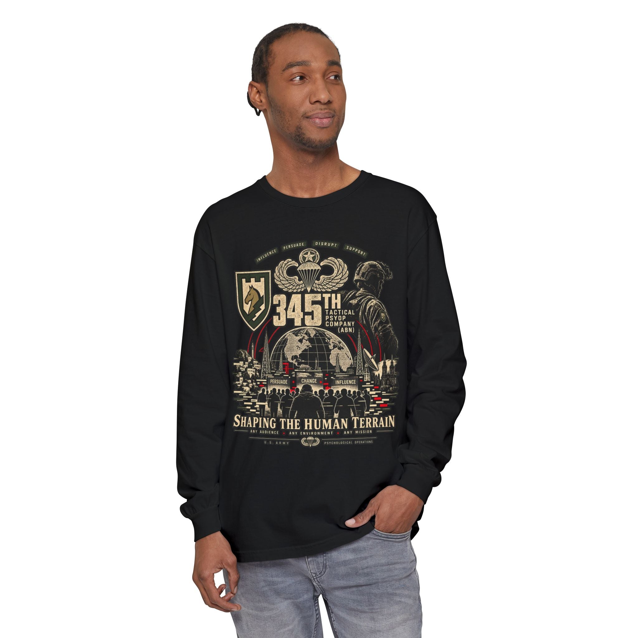 345th Tactical PSYOP Company (Airborne) — Long Sleeve
