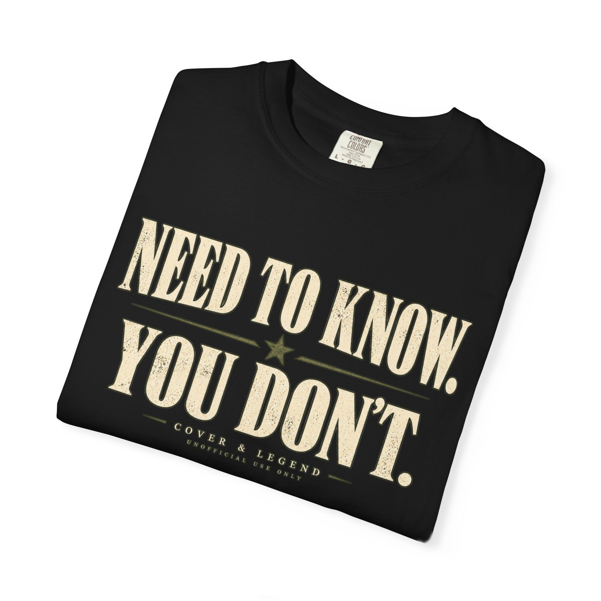 Need to Know. You Don't.
