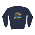 Slava Ukraini — Youth Crewneck
