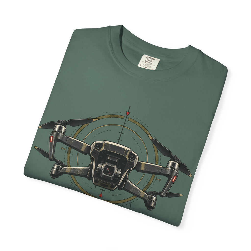 Drone Pilot T‑Shirt — "Overwatch From Above" Aerial Drone Crew Tee