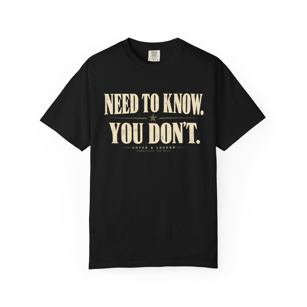 Need to Know. You Don't.